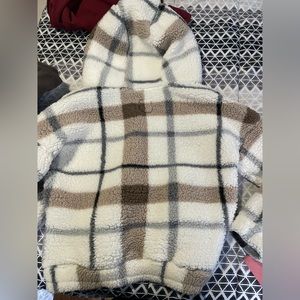 Cropped Teddy Quarter Zip